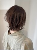 くせ毛を活かしたウルフスタイル