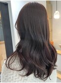 桑名ロングレイヤーカットハッシュカット透明感カラー重めロング