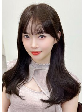 ケア 神戸(CARE) レイヤーカット/韓国風ヘア/くびれ巻き/ローレイヤー