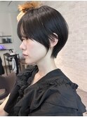 丸みショート☆札幌ショート/札幌ボブ/札幌白髪ぼかし
