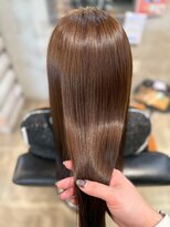 クレエ ヘアー デザイン(creer hair design)&nbsp;髪質改善透明感カラーココアブラウン×エアストレート20代30代