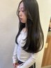 【遠藤指名限定】ブリーチなし透明感カラーカットTR￥14300～