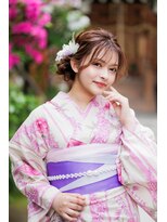 シャルメ 三宮店(CHARMER) 浴衣にオススメなルーズサイドシニヨン!
