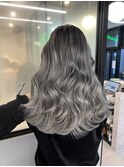 橋口限定　☆グレー☆バレイヤージュ1