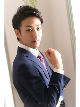 ヘアーアートシフォン 川口東口店(hair art chiffon) ツーブロックワイルドアップバングサイドパートショートレイヤー