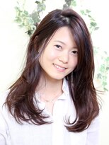 オーガニックサロン フェイス 梅田店(organic salon face)&nbsp;ふんわりロングのやわらかさと、耳かけ前髪のスッキリ感がいいね