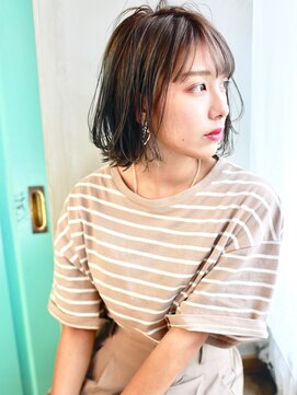 バース(BIRTH) 天神【BIRTH】切りっぱなしボブ×エアリーカール