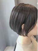 ラベンダーアッシュ　ショートボブ【恵比寿】