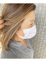 ルシード スタイル レクラ 栄生店(L'UCIDO STYLE L'eclat) 白髪ぼかしハイライト