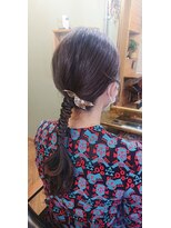 ロマヘアー(Loma hair) お呼ばれヘアアレンジ♪