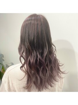 トゥルークリエイション 新越谷(True Creation) バレイヤージュ×ラベンダーグレージュ