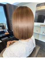 アールサロンプラスキャスパ 自由が丘(Rrsalon+CASPA)&nbsp;【髪質改善Tr】ボブ/切りっぱなしボブ/艶髪ボブ/前下がりボブ