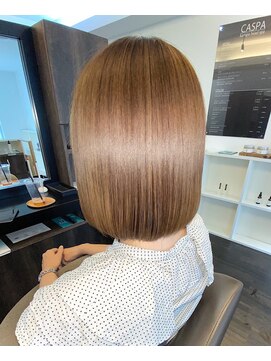 アールサロンプラスキャスパ 自由が丘(Rrsalon+CASPA) 【髪質改善Tr】ボブ/切りっぱなしボブ/艶髪ボブ/前下がりボブ