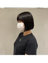 ガリカ(Gallica kinshicho)&nbsp;ぱつっとボブ/黒髪/ミニボブ/切りっぱなし/10代20代30代