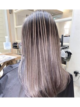 モアナバイヘッドライト 小田原店(Moana by HEADLIGHT) Moana【小田原】#バレイヤージュ#グレージュ#ミルクティー