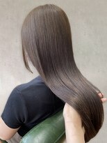 アース 三田南ウッディタウン店(HAIR&MAKE EARTH) 艶感♪髪質改善☆ミルクティーベージュトリートメントロング
