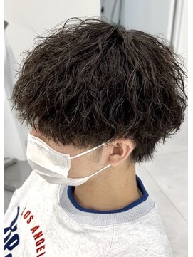エース 栄矢場町店(Ace) 波巻きスパイラルツイストスパイラルパーママッシュメンズヘア