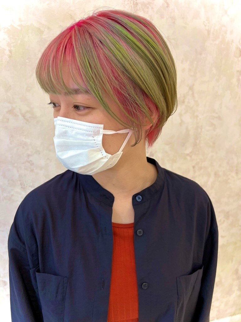 甘露寺☆蜜璃×ショートボブ：L181490914｜ラボヌールヘアー