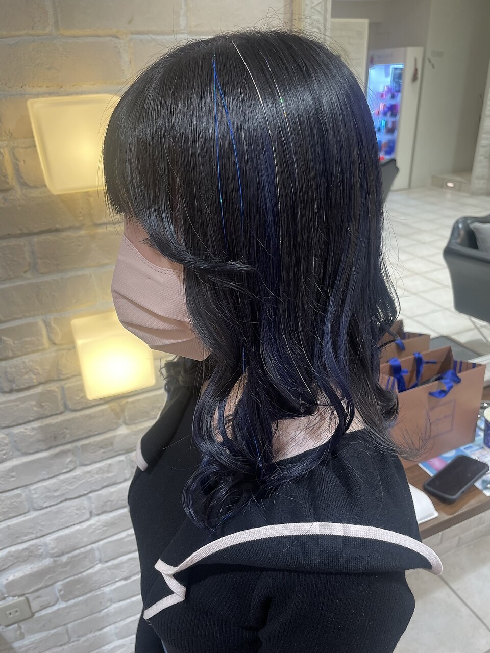 ブルーブラック×シールエクステ×ティンセル：L182729224｜ルグラン