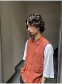 ハイライト波巻きマッシュアップバング束感ショート71