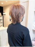 福山caary小顔補正立体カット40代50代ショートヘアウルフ