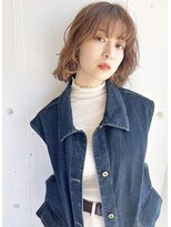 レリーアンテ 大阪梅田(Rely ante) ボブ　ベージュカラー　髪質改善