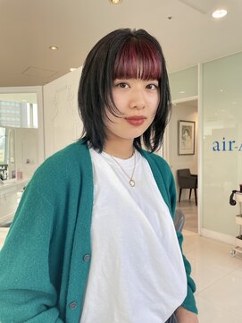 エアー 青山(AIR) 【小顔カット】外ハネボブ