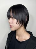 ショートウルフカットネオウルフカット顔まわりレイヤーカット