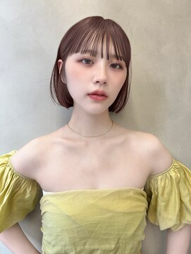 グロー 大宮(GLROW) レイヤーボブ　ぱつっとボブ　顔周り　haruhi レイヤーボブ