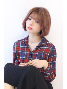 オーロ 千里山店(ORO) 20代30代40代50代ボブルフネビージュ小顔ワンレンショート