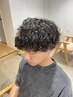 【MEN'S人気NO.1】メンズカット+ケアパーマ　(波巻き、ツイスパ等)