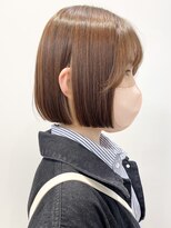 モリオフロムロンドン 松戸店(Morio from London)&nbsp;【モリオ松戸　石山】ストレートボブぷつっと顎ラインボブ前髪有