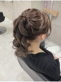 ゆるふわポニー/心斎橋ヘアセット