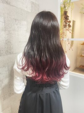 アストランティア 栄店(ASTRANTIA) 【女性専用サロンASTRANTIA栄】すがの チェリーピンクグラデ
