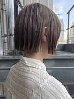 ラフ 新宿(Laff)&nbsp;20代30代ハイトーンボブ/ミルクティー/ぷつっとボブ/新宿