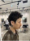 メンズ/パーマ/髪質改善/暗髪/ショート