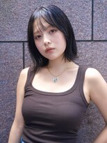 ランプ 代官山(the lamp)&nbsp;20代ダークトーン前髪ありレイヤーボブ