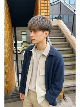 コポル(Copol) メンズハイトーンショート×シルバーラベンダー