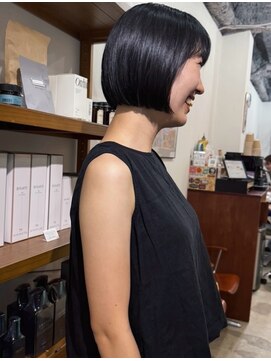 小顔に見えるヘア/オリーブグレー／ココアベージュ［自由が丘］