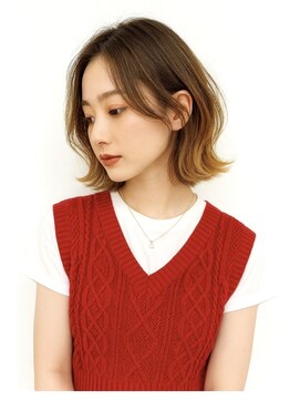 お客様スタイル☆【艶カラーショート／二俣川／二俣川駅】