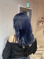 ナチュラル 渋谷店(Natural)&nbsp;クラフトブルー／ネイビー／ダブルカラー／青