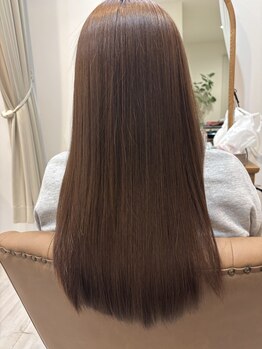 エプタ(epta)の写真/ダメージ毛・エイジング毛もご相談ください◎手触りなめらかで艶のあるナチュラルストレートを叶えます♪