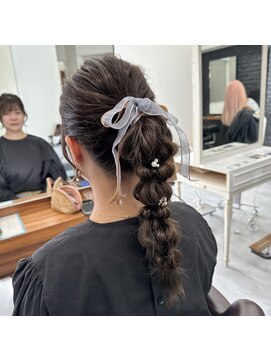 ホーミーキョウト(Homey Kyoto) ＊あみおろしポニー×シアリボン＊