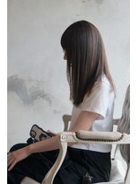 ニュイ(NUIT)&nbsp;レイヤーカット髪質改善トリートメントハイライトミニボブ