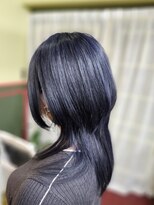 キュアケー(cureK)&nbsp;ブリーチ必須　濃いめネイビー