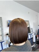 切りぱなしボブ