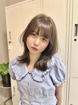 ヒビヲ 天神警固(HIBIO) 顔周りレイヤーカットダブルカラーケアブリーチレイヤーボブ