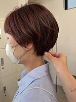 シンエノム(Shin enom)&nbsp;ショート×ピンクブラウン