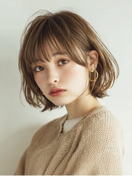 アグ ヘアー ネスト 茨木店(Agu hair nest) 大人可愛い20代30代40代丸み小顔ショートボブ