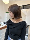 切りっぱなしカット